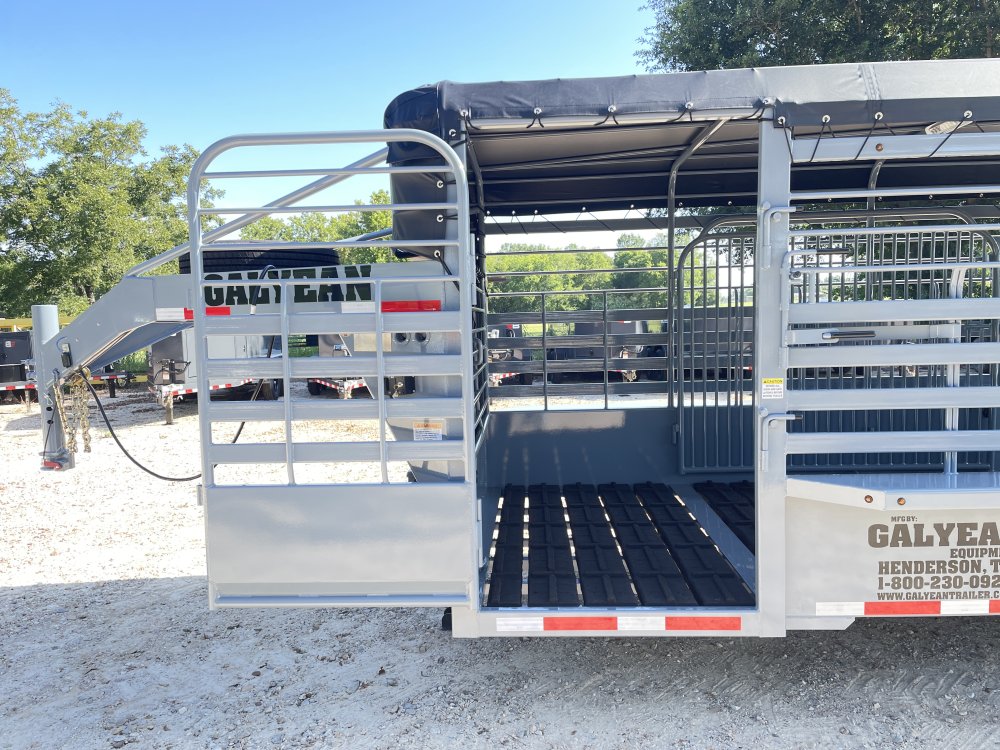 2026 Galyean 6.8′ X 24′ GVWR 17,150 Livestock Trailer-15316 - 6