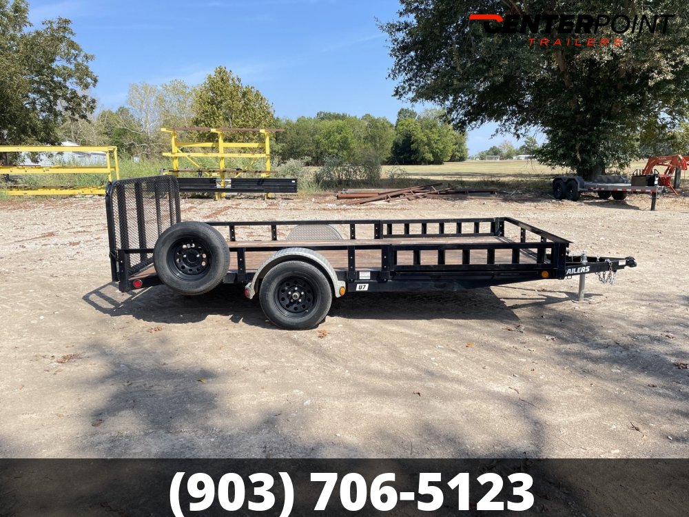 2025 PJ Trailers 77" x 14' GVWR: 2,995 Utility Trailer W/Side Rail Ramps - 75170