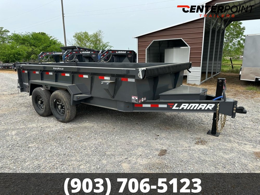 2025 Lamar 83" X 14' GVWR 14K Dump Trailer- 39435