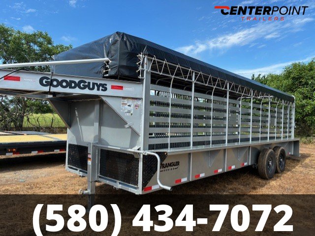 2027 GoodGuys 6' 8" x 24' GVWR 14K Livestock Trailer 03367