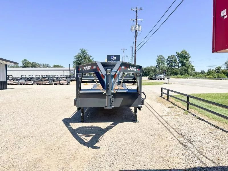 2027 Lamar 102″ X 40′ GVWR 14,000 Gooseneck Lowboy/Car Hauler Trailer-58171 - 2