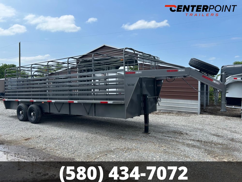 2026 W-W 6' 6" x 24' GVWR: 14,000 Livestock Trailer - 28687