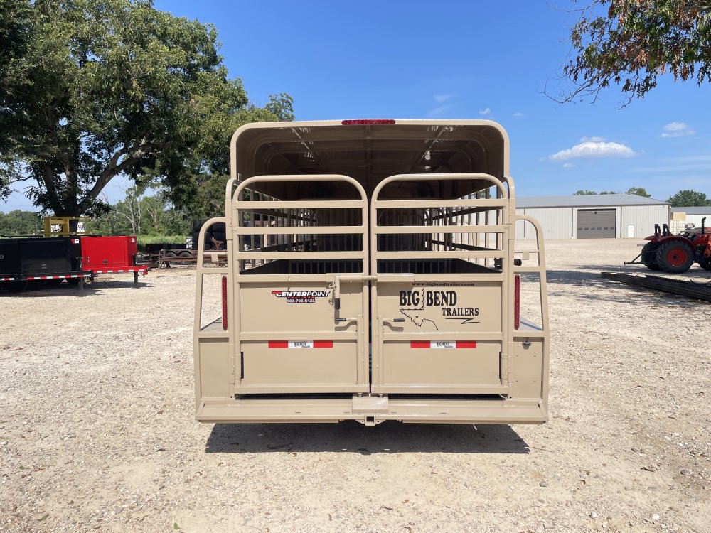 2026 Big Bend 6′ 8″ X 24′ GVWR 16K Metal Top Deluxe Livestock Trailer- 12151 - 4