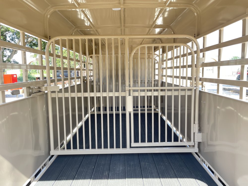 2026 Big Bend 6′ 8″ X 24′ GVWR 16K Metal Top Deluxe Livestock Trailer- 12151 - 16