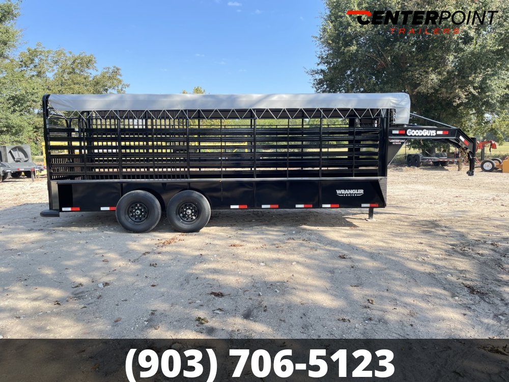 2027 GoodGuys 6' 8" x 20' GVWR 14K Bar Top Livestock Trailer 03695