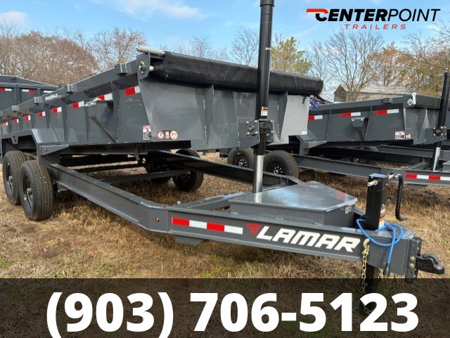 2026 Lamar 83" X 14' GVWR 14K Telescopic Dump Trailer- 48933