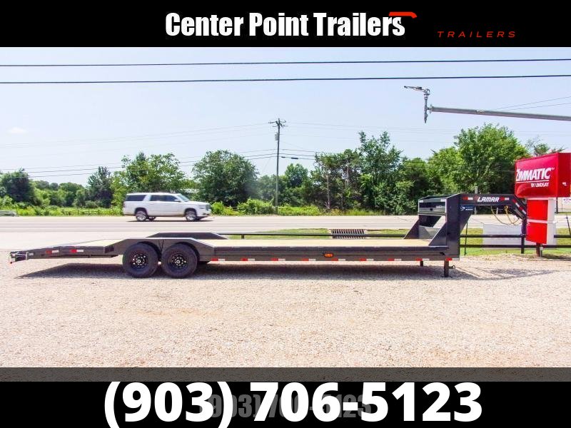 2026 Lamar 102" X 32' GVWR 14K Gooseneck Lowboy/Car Hauler Trailer- 55331
