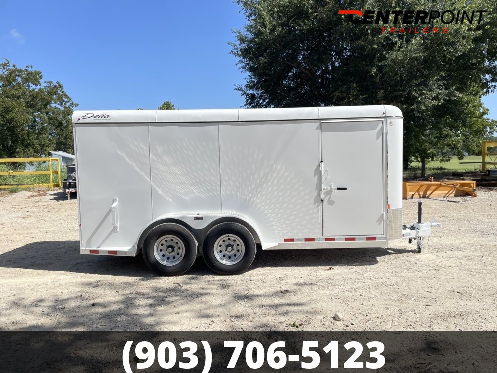 2026 Delta 6' X 16' GVWR 10K All Steel Enclosed Cargo Trailer- 73607