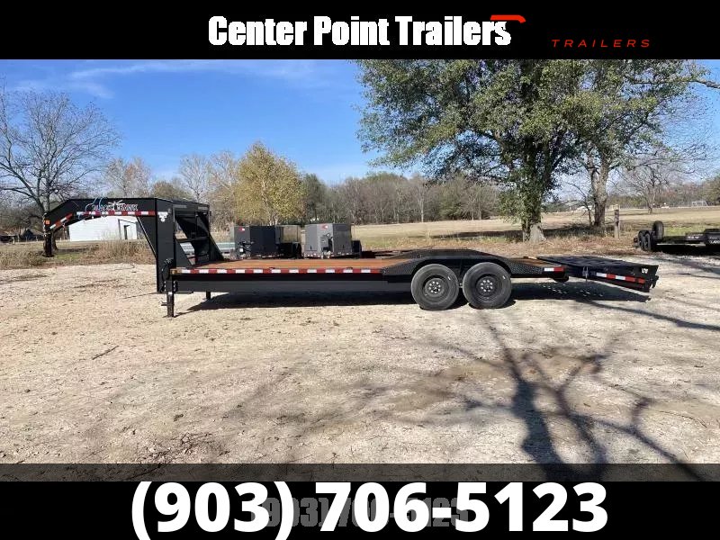 2026 Blackhawk 102" X 26' GVWR 17280 Gooseneck Lowboy/Car Hauler Trailer- 00221