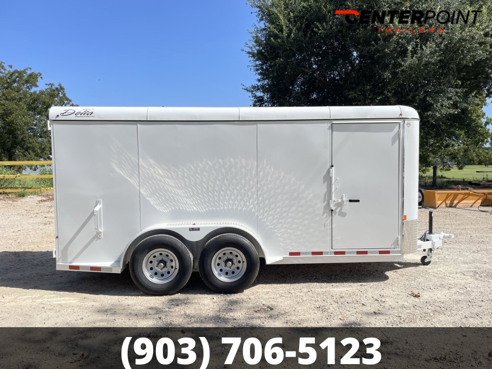 2026 Delta 6' X 16' GVWR 10K All Steel Enclosed Cargo Trailer- 73605