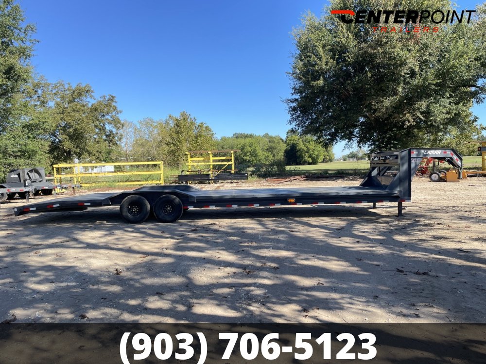2020 Lamar 102" x 34' GVWR: 14,000 Gooseneck Lowboy/Car Hauler Trailer - 83258