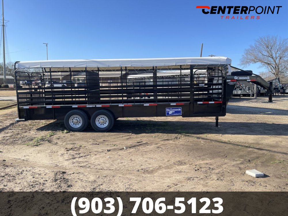 2026-Gooseneck-6'8"-X-24'-GVWR-17.5K-Bar Top Livestock Trailer-91129