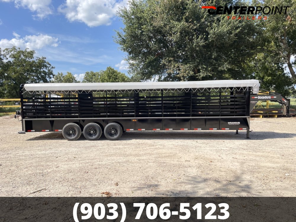 2027 GoodGuys 6' 8" x 32' GVWR: 21K Bar Top Livestock Trailer - 03430