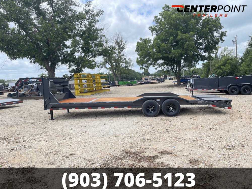 2027 Lamar 102" X 26' GVWR 14K Gooseneck Lowboy/Car Hauler Trailer -58893