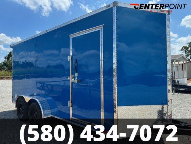 2026 TRUE BLUE 7' x 16' GVWR: 7,000 Enclosed Cargo Trailer - 00365