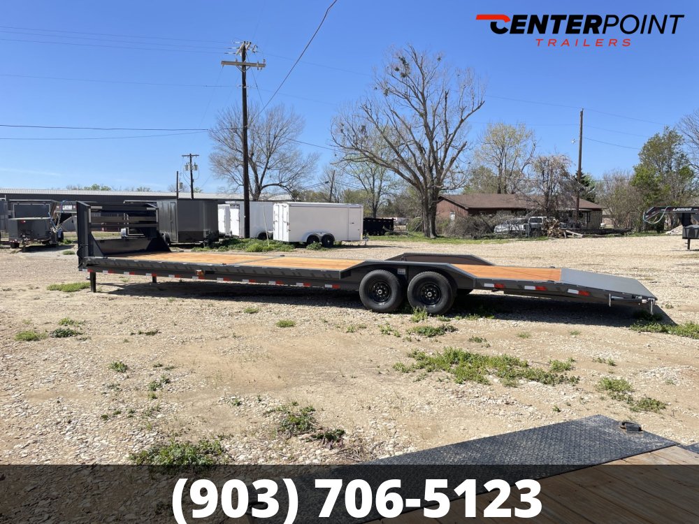 2026 Lamar 102" X 36' GVWR 14K Gooseneck Lowboy/Car Hauler Trailer- 53119