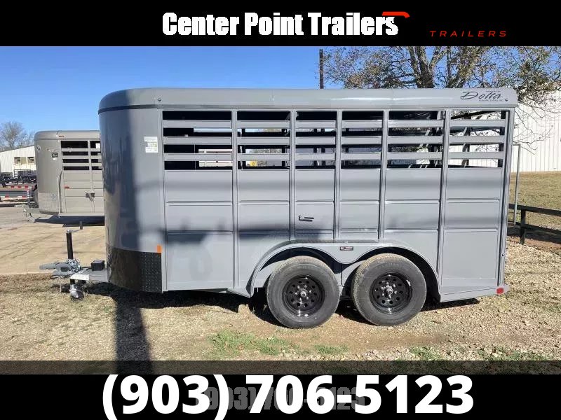 2026 Delta 6' x 14' 7,000 Livestock Trailer