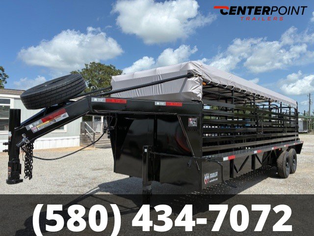 2027 W-W 6' 8" x 24' GVWR: 14,000 Livestock Trailer - 29165