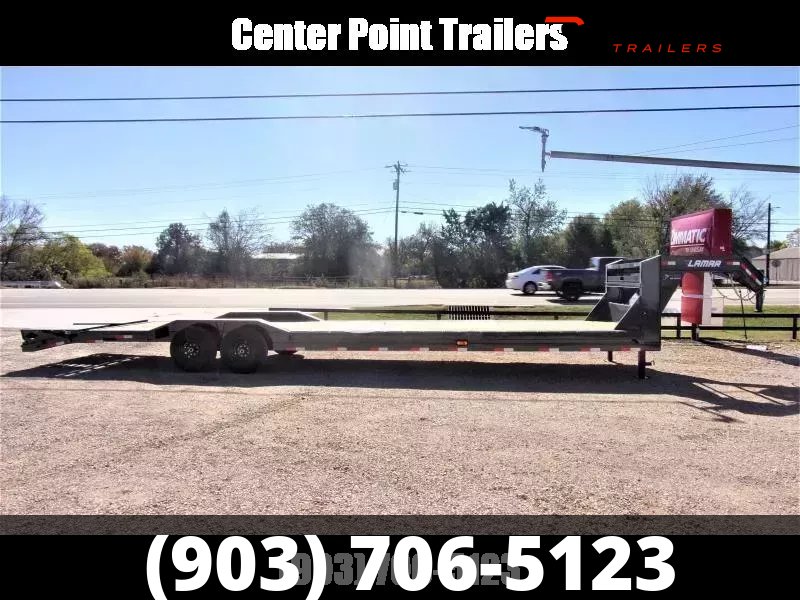2026 Lamar 102" X 36' GVWR 14K Gooseneck Lowboy/Car Hauler Trailer- 55699