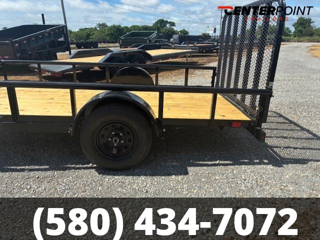 2026 DNJ 77" x 12' GVWR: 3,500 Utility Trailer - 70415