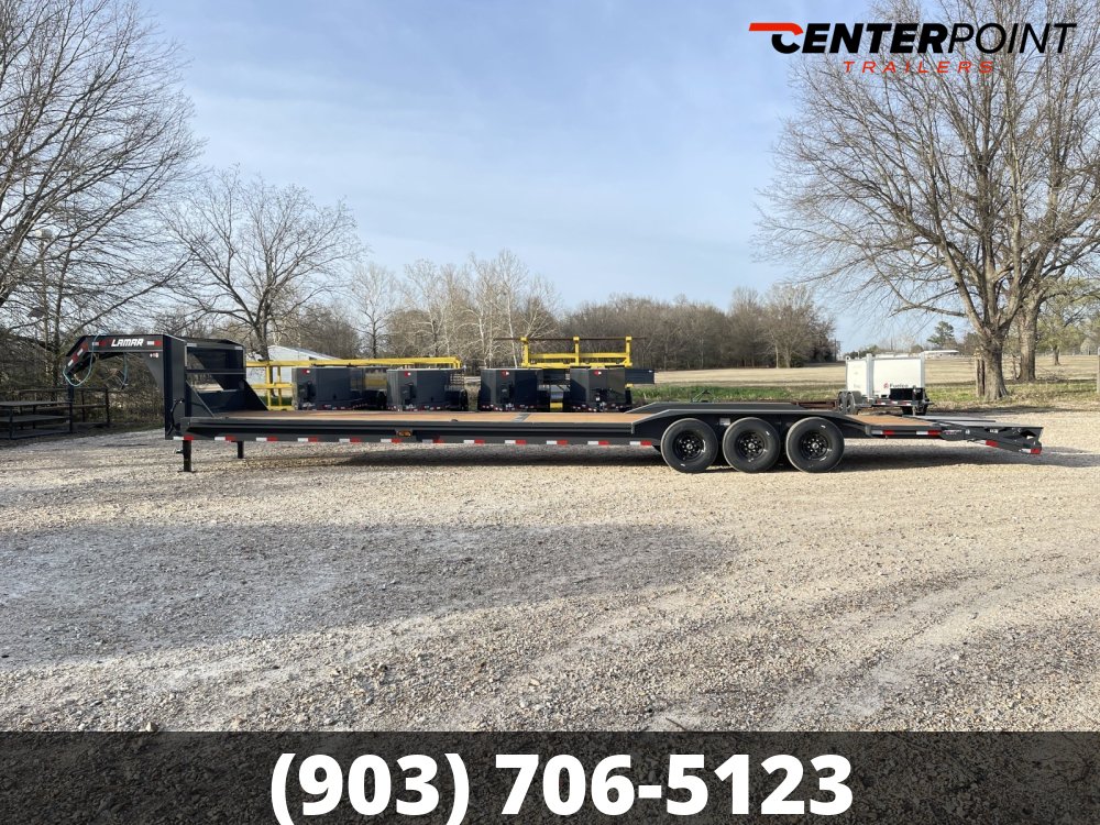 2026 Lamar 102" X 40' GVWR 21K Gooseneck Lowboy/Car Hauler Trailer- 55700
