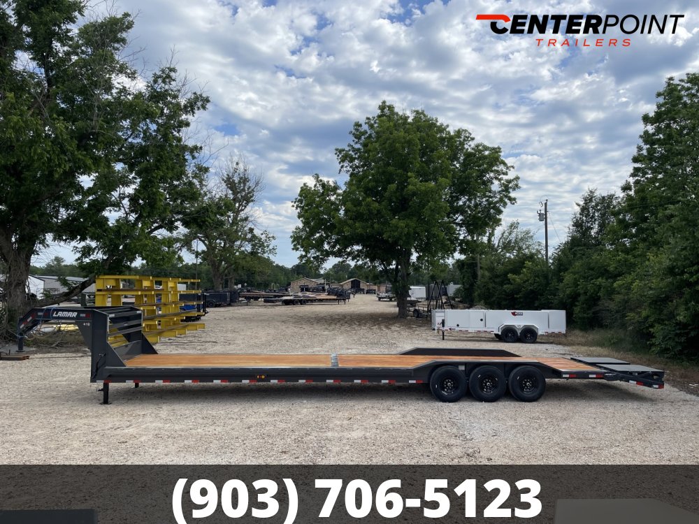 2026 Lamar 102" X 40' GVWR 21K Gooseneck Lowboy/Car Hauler Trailer- 55700