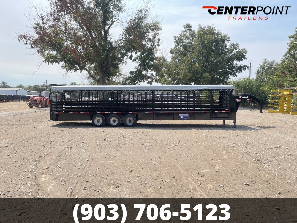 2026 GOOSENECK 7' x 36' GVWR 25K Bar Top Livestock Trailer - 91831