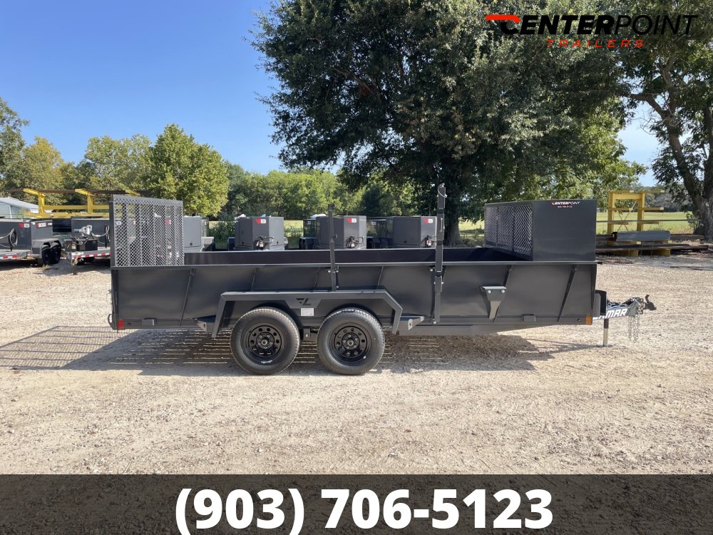 2027 Lamar 83" X 16' GVWR 7K Solid Side Landscape/Utility Trailer- 58334