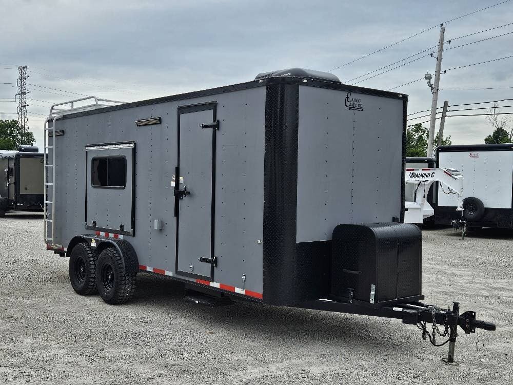 2022 Cargo Craft EF-7202 (62421) 7'X20' Off Road Toy Hauler - Camper Matte Gray