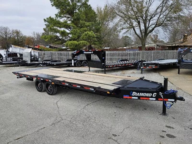 2025 Diamond C Trailers DET-210 24'x102" Deckover Tilt Equipment Trailer