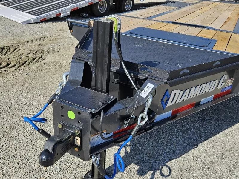 2025 Diamond C Trailers DET-210 24'x102" Deckover Tilt Equipment Trailer