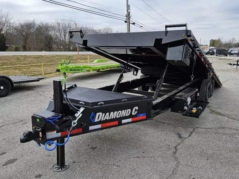 2025 Diamond C Trailers DET-210 24'x102" Deckover Tilt Equipment Trailer