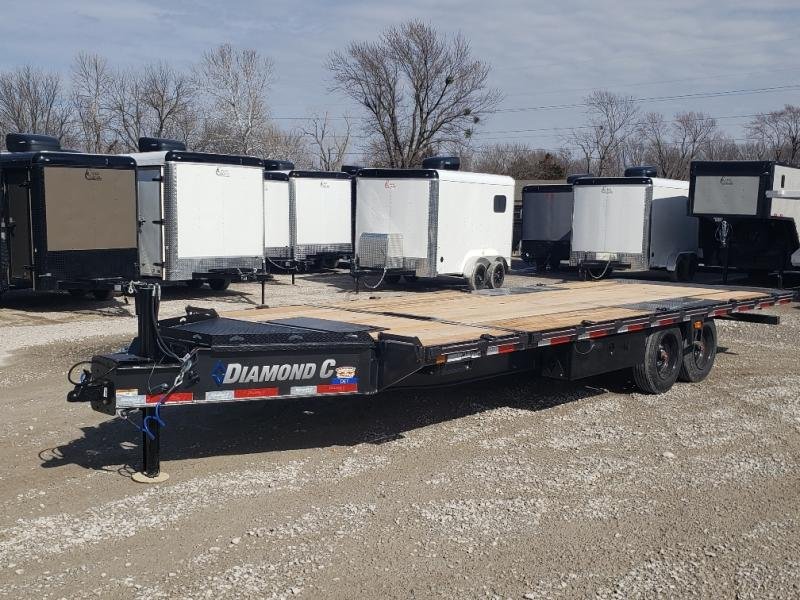 2025 Diamond C Trailers DET-208 24'x102" Deckover Tilt Equipment Trailer
