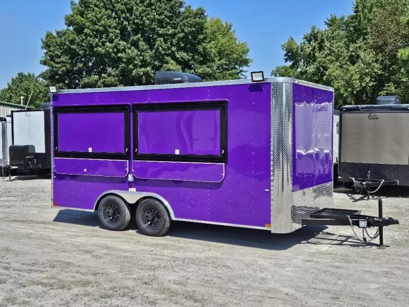 2025 Cargo Craft EF-85162 8.5'x16' Concession Trailer w/ Water System