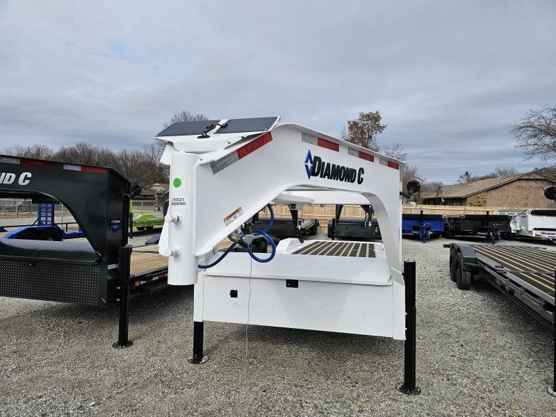 2025 Diamond C Trailers HDT-210 26'x82" Tilt Equipment Trailer, 8' Stationary Deck