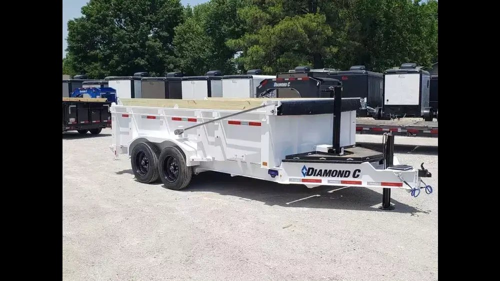 2025 Diamond C Trailers LPT-207 14'x82" Telescopic Dump Trailer - PACESETTER EDITION