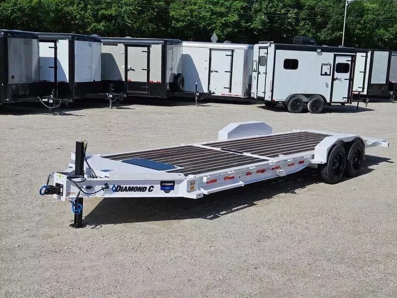2025 Diamond C Trailers Diamond C HDT-208 (03620) 24'x80" Pro-Tilt Equipment Trailer 8' Stationary 1