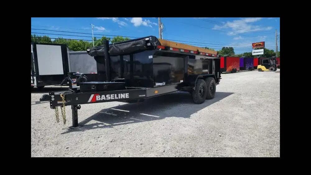 2025 Baseline HDU-208 14'x82" Telescopic Dump Trailer