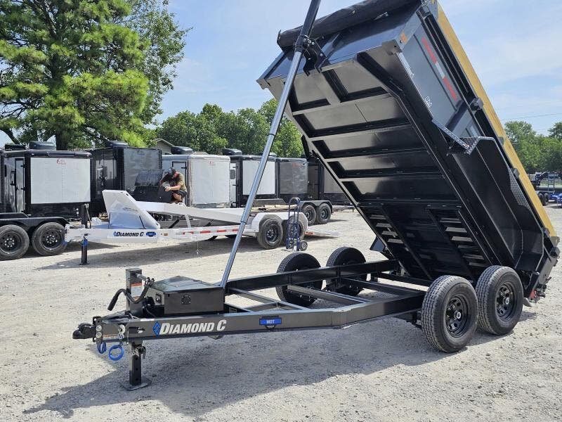 2025 Diamond C Trailers MDT-206 12'x77" Telescopic Dump Trailer - PACESETTER EDITION