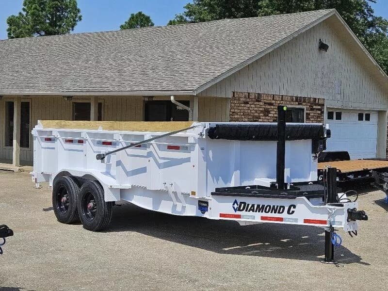2025 Diamond C Trailers LPT-210 16'X82" Telescopic Dump Trailer
