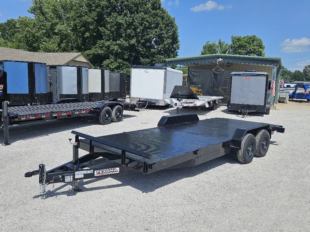 2026 Texoma Trailers HD EQUIPMENT - STEEL FLOOR CAR HAULER 20'LX82"W, 10.4K GVWR