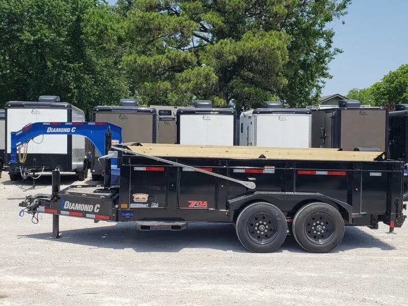 2026 Diamond C Trailers LPT-207 14'x82" Telescopic Dump Trailer - PACESETTER EDITION