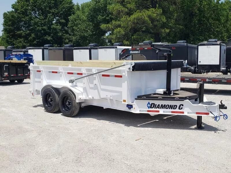 2025 Diamond C Trailers LPT-207 14'x82" Telescopic Dump Trailer - PACESETTER EDITION