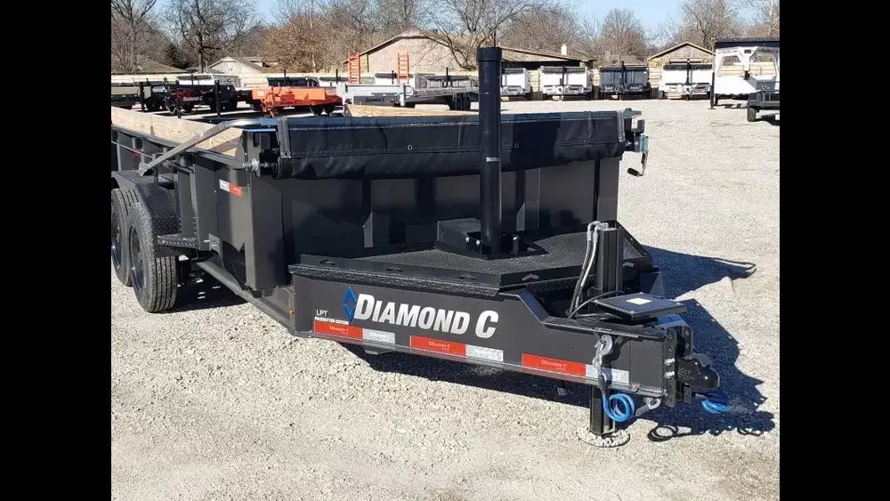 2025 Diamond C Trailers LPT-207 14'x82" Telescopic Dump Trailer - PACESETTER EDITION