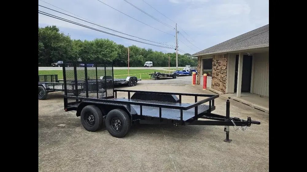 2026 Texoma Trailers 12'x82" Steel Deck Utility Trailer, 7K GVWR