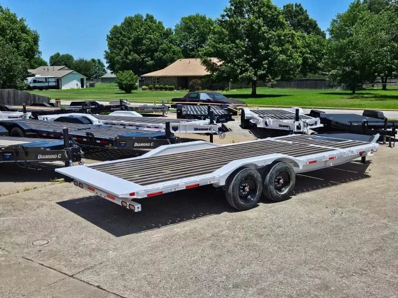 2026 Diamond C Trailers HXD-208 22'x102" Tilt Equipment Trailer, 4' Stationary Deck