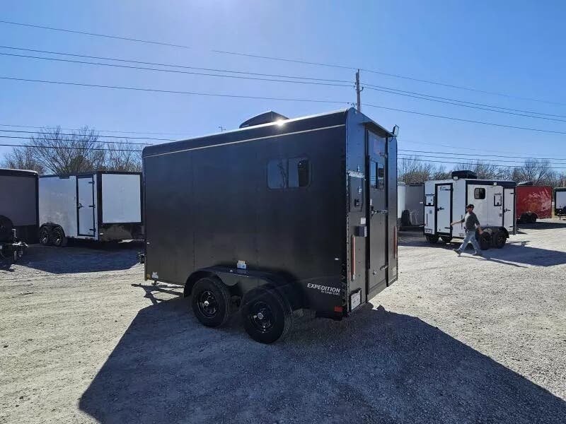 2025 Cargo Craft XP-7122 (70096) 7'x12' Fiber Splicing Trailer BLK, TNG, WIN