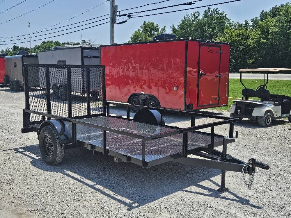 2026 Texoma Trailers 12'x82" Steel Deck Single Axle Utility Trailer, 3.5K GVWR