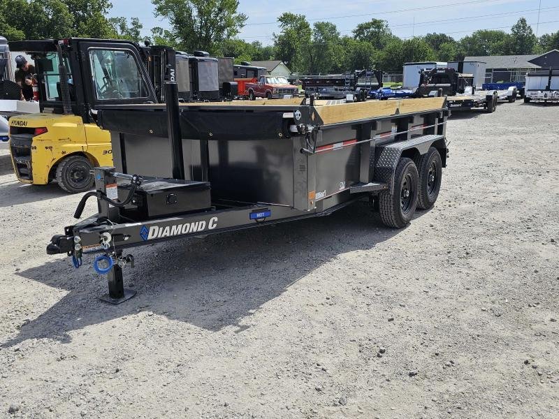 2025 Diamond C Trailers MDT-206 12'x77" Telescopic Dump Trailer - PACESETTER EDITION