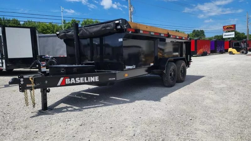 2025 Baseline HDU-208 14'x82" Telescopic Dump Trailer